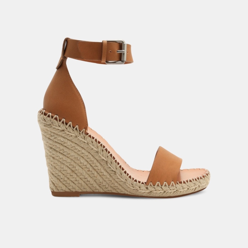 Dolce Vita Espadrille Wedge Sandals Tan - 9 Wide